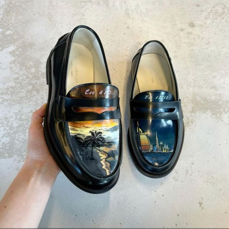 SASSY | DOCMART PRIA | DOCMART MEN LOAFERS LUKIS HANDMADE – LIMITED EDITION